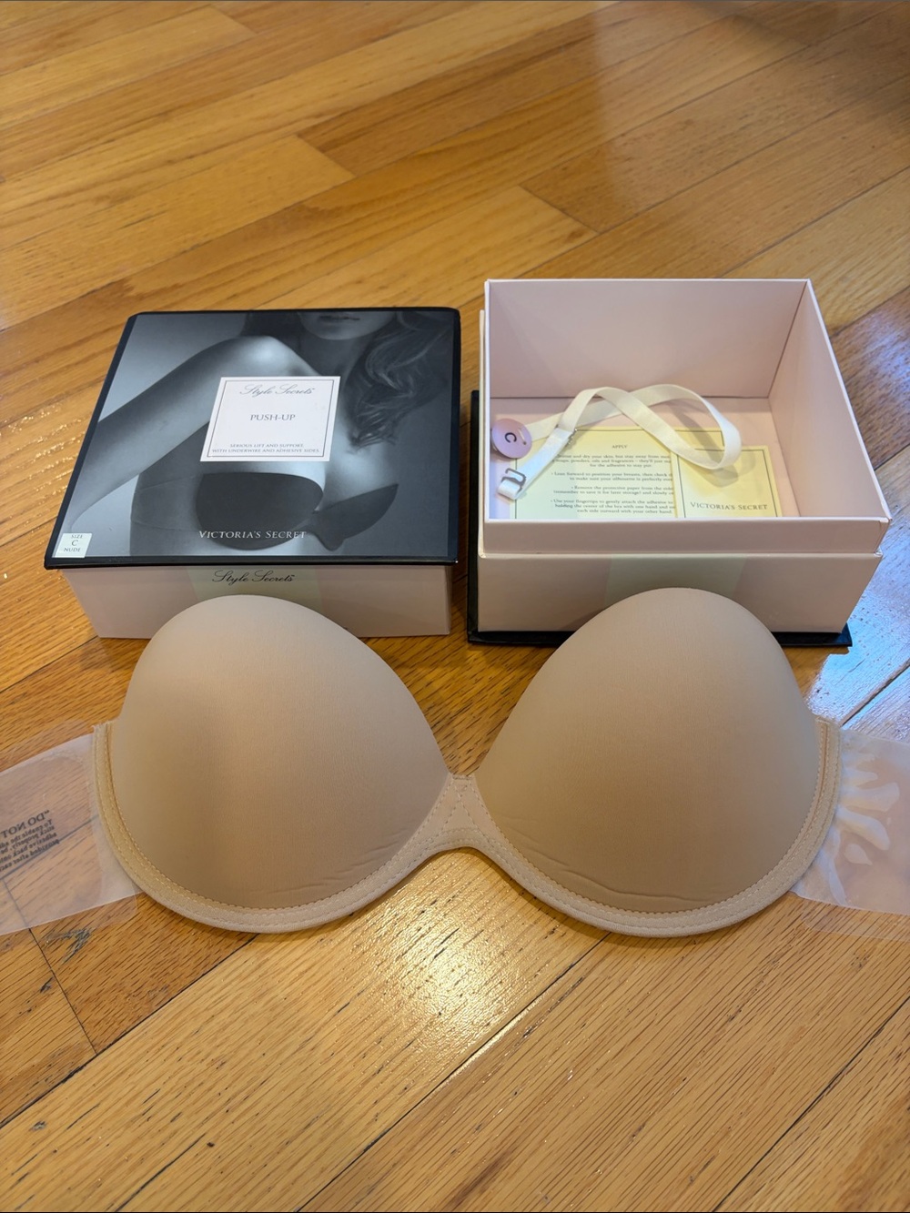 Victoria's Secret Beige Strapless Push-Up Bandeau